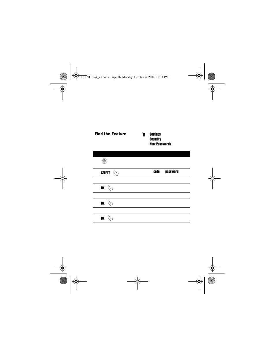 Motorola C156 User Manual | Page 86 / 106