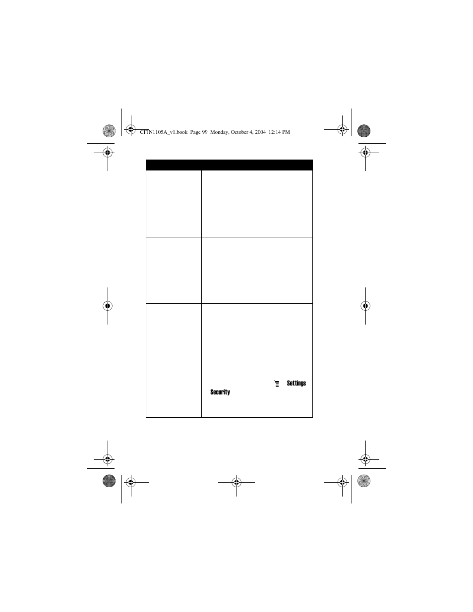 Motorola C156 User Manual | Page 99 / 106