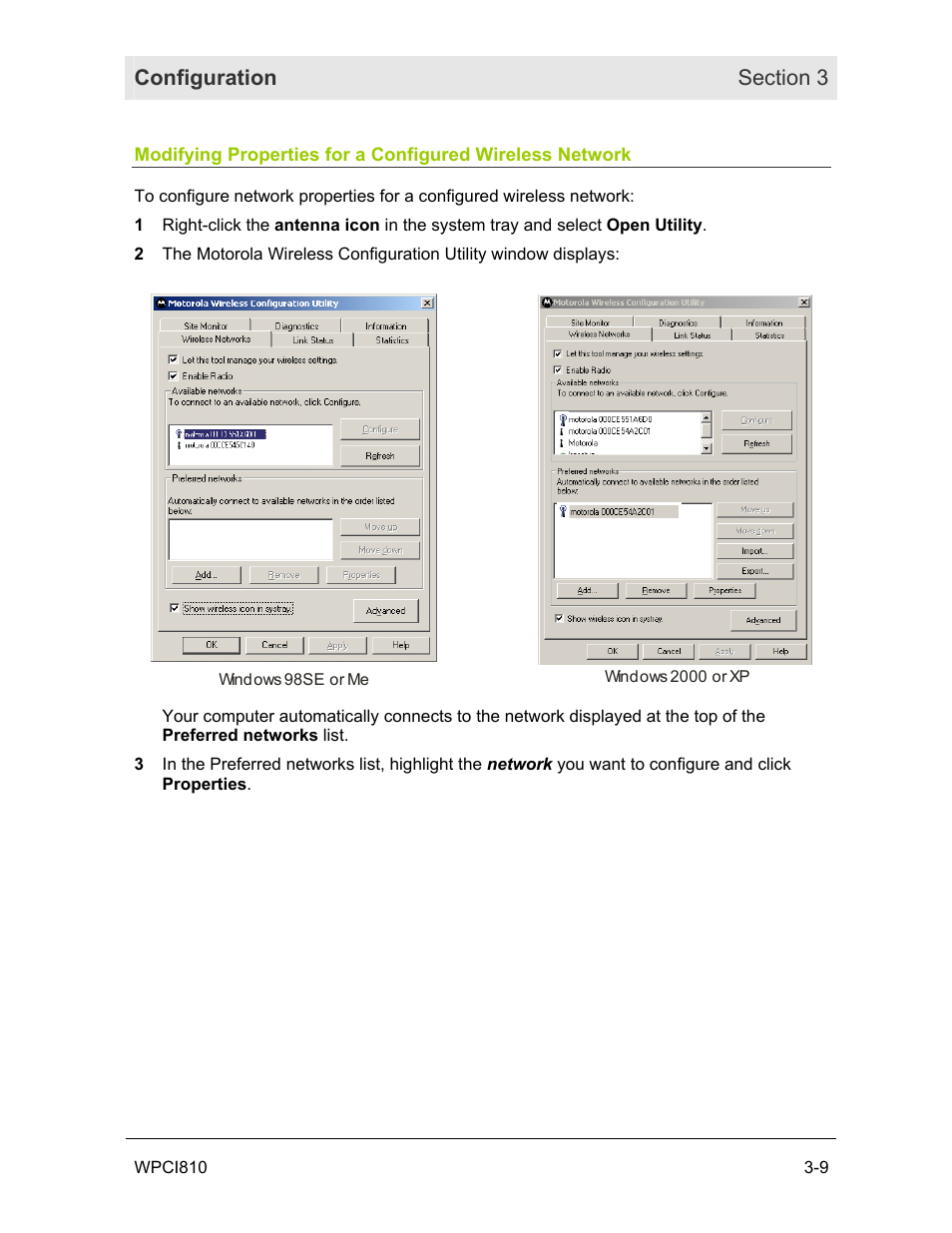Motorola WPCI810G User Manual | Page 24 / 56