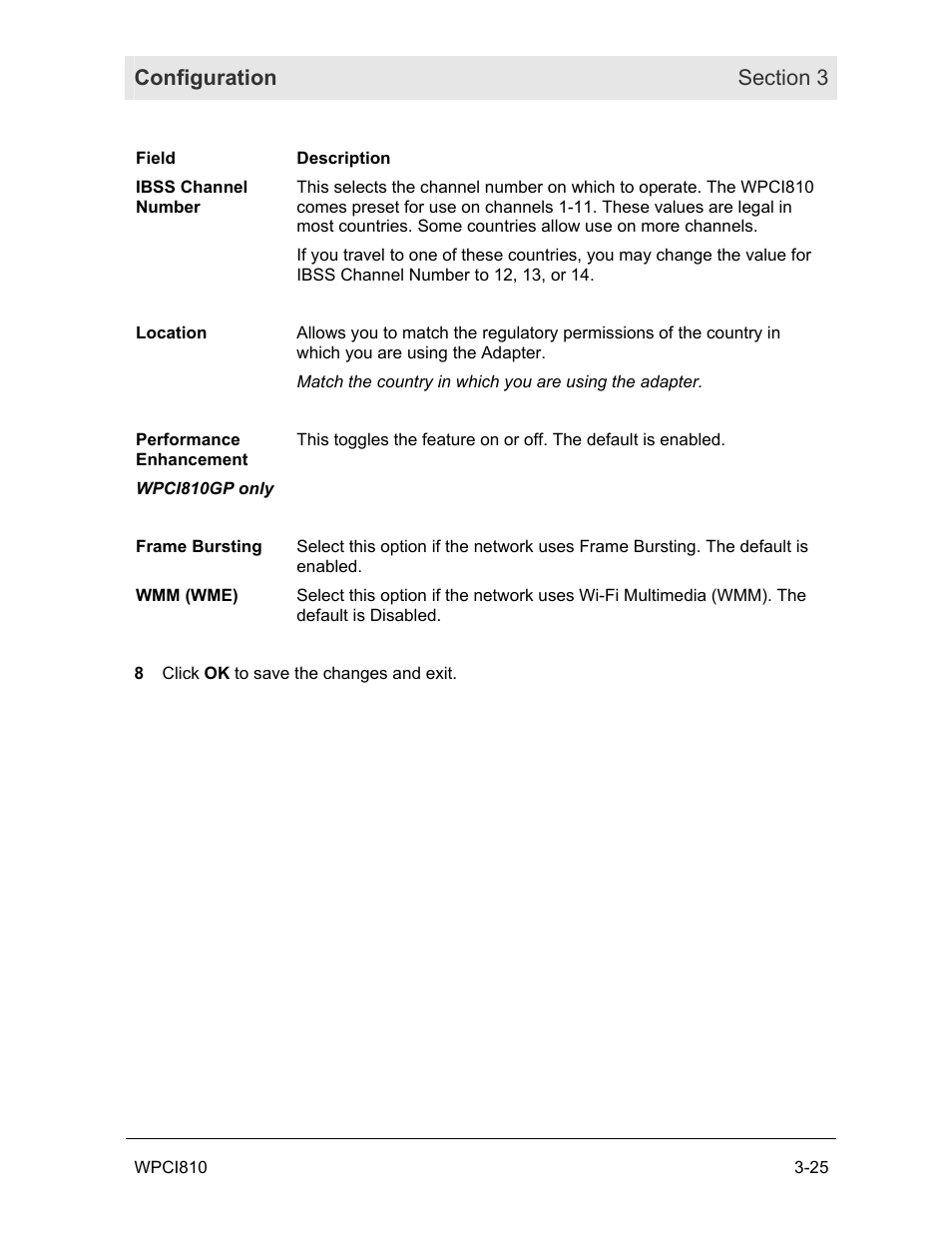 Motorola WPCI810G User Manual | Page 40 / 56