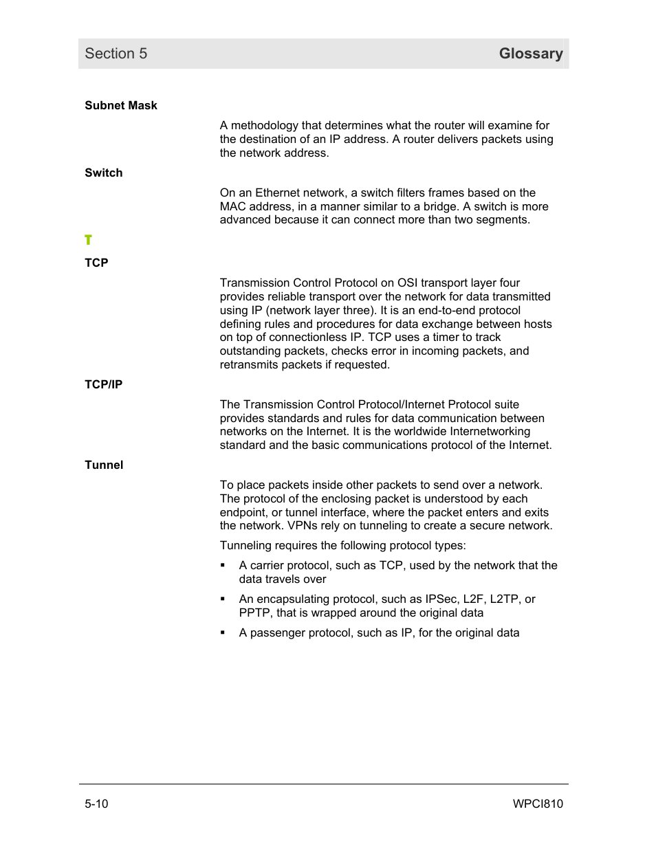 Motorola WPCI810G User Manual | Page 53 / 56