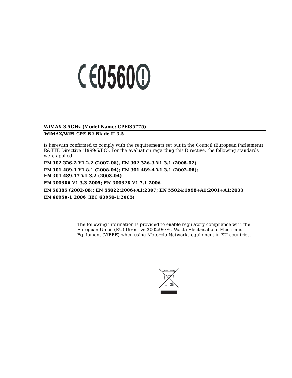 Motorola CPEI 775 User Manual | Page 54 / 58