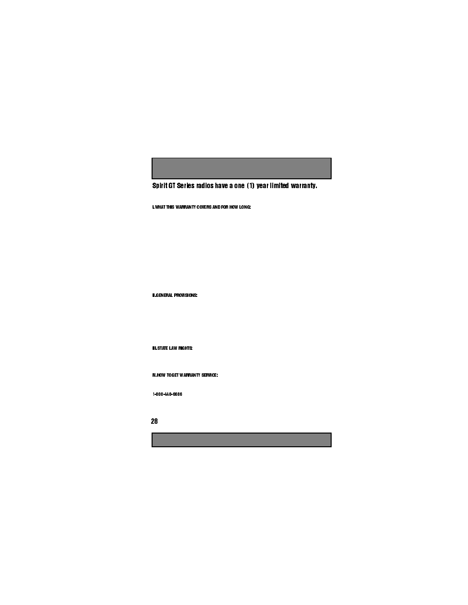 Limited warranty motorola communication products | Motorola Spirit GT User Manual | Page 30 / 36