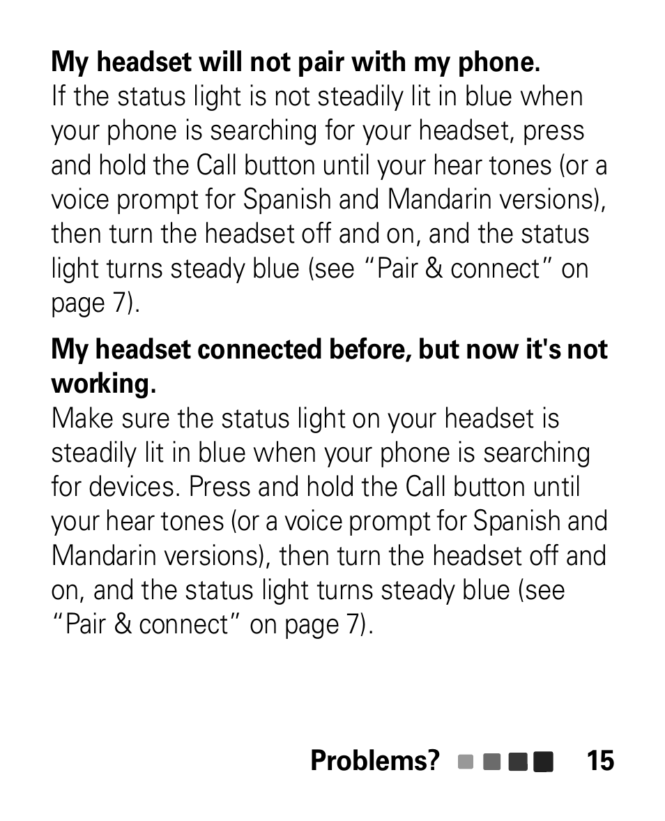 Motorola HK100 Headset HK100 User Manual | Page 17 / 128