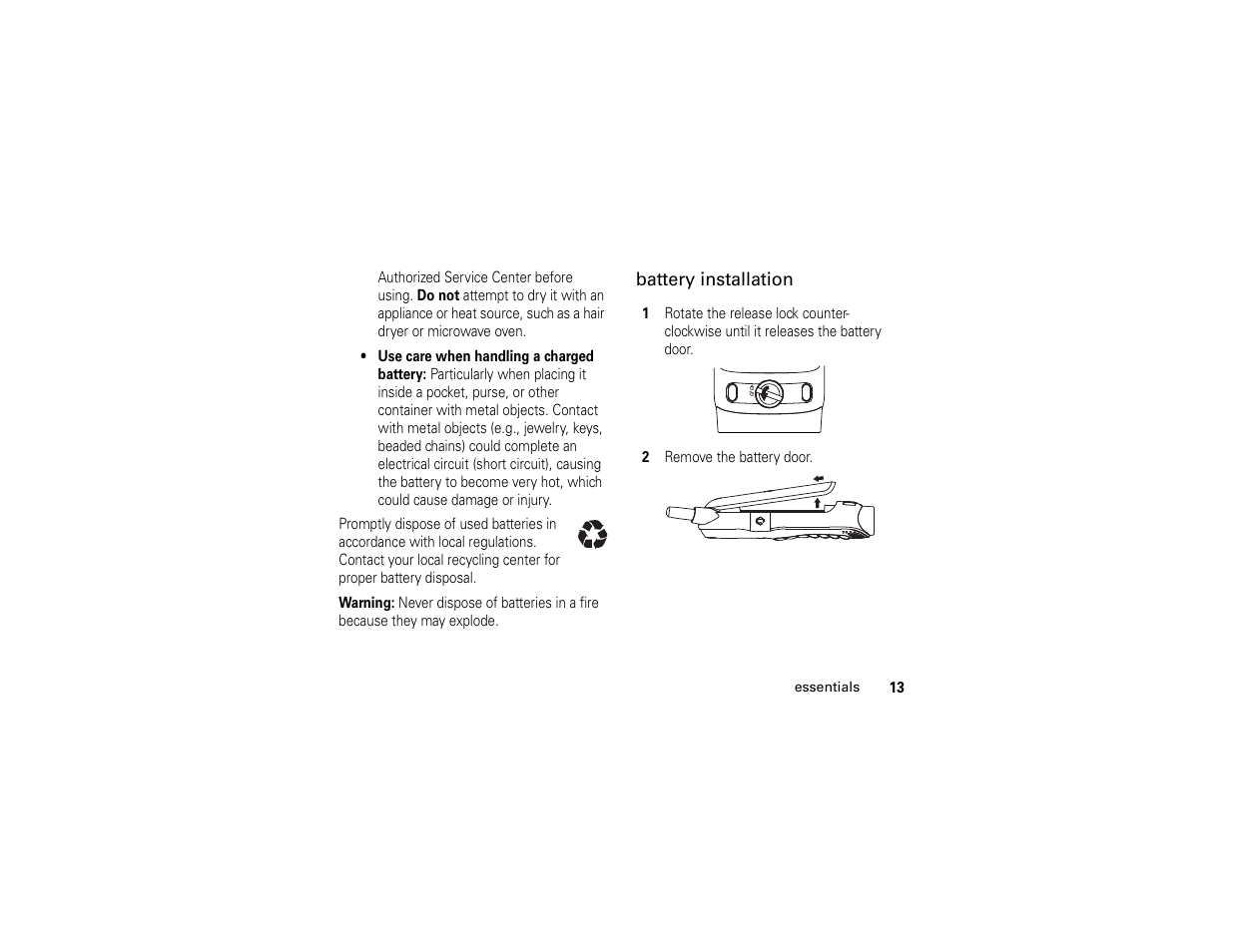 Motorola i365IS Phone User Manual | Page 19 / 108