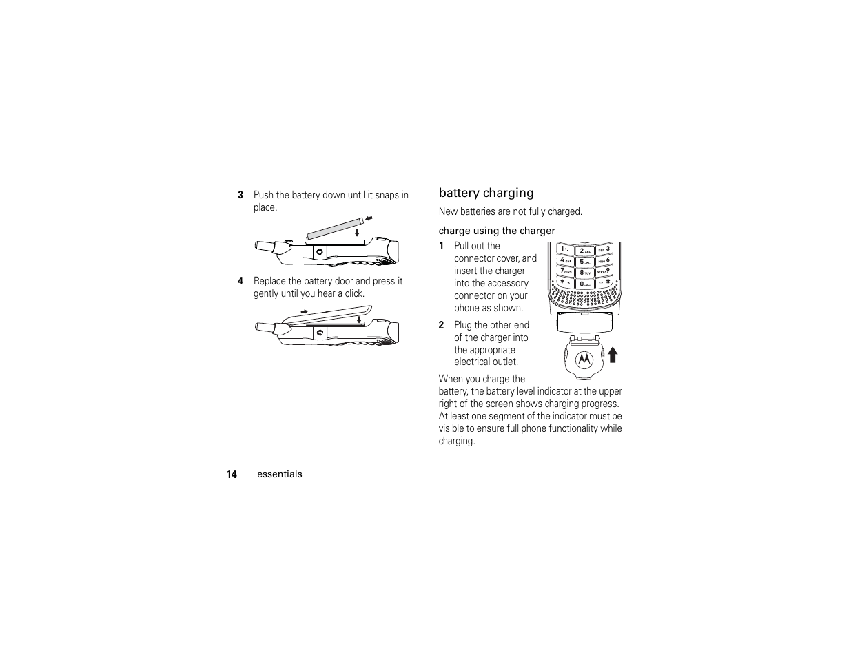 Motorola i365IS Phone User Manual | Page 20 / 108