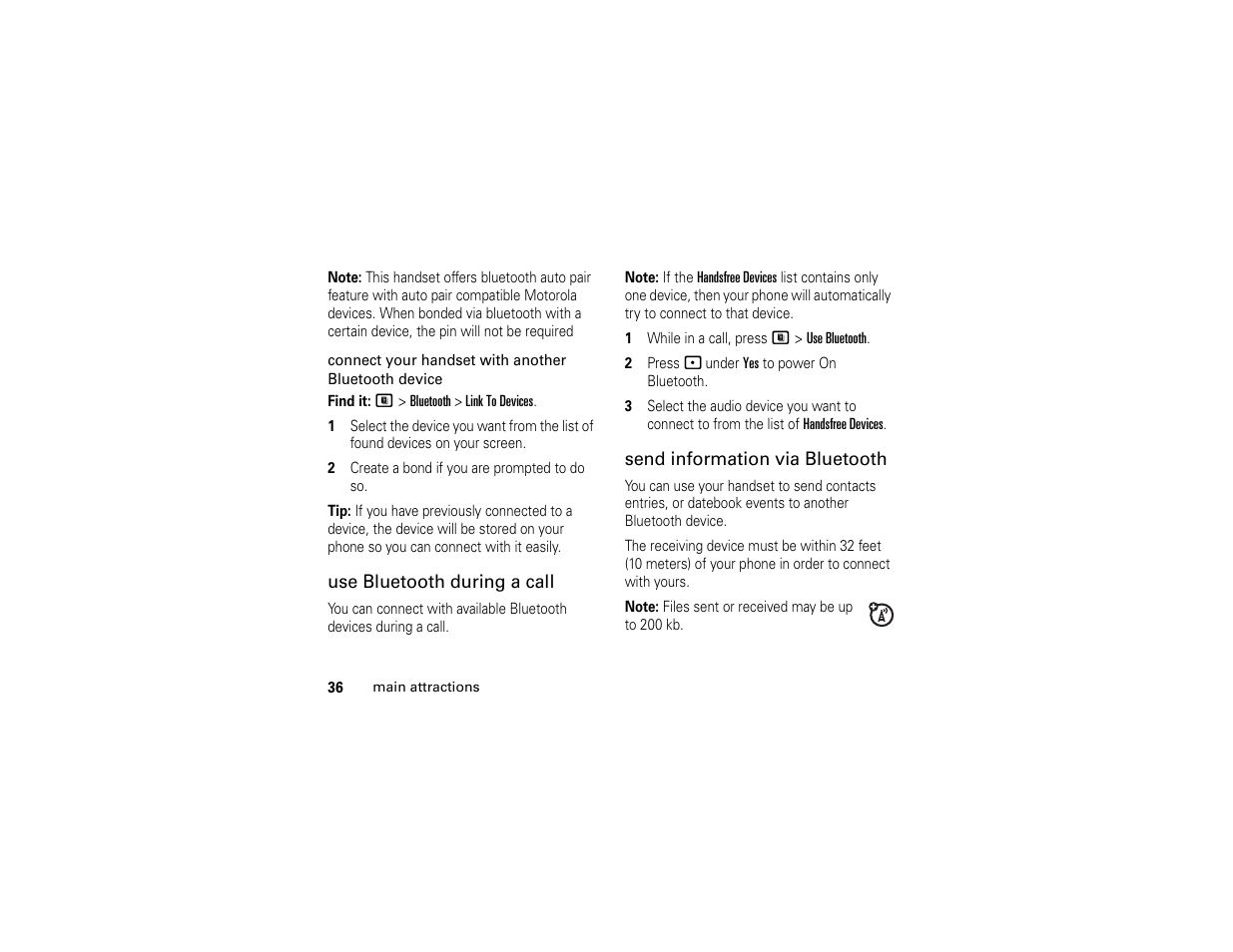 Motorola i365IS Phone User Manual | Page 42 / 108