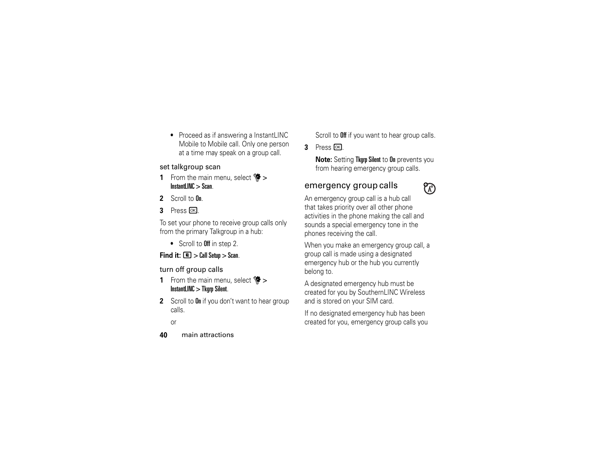 Motorola i365IS Phone User Manual | Page 46 / 108