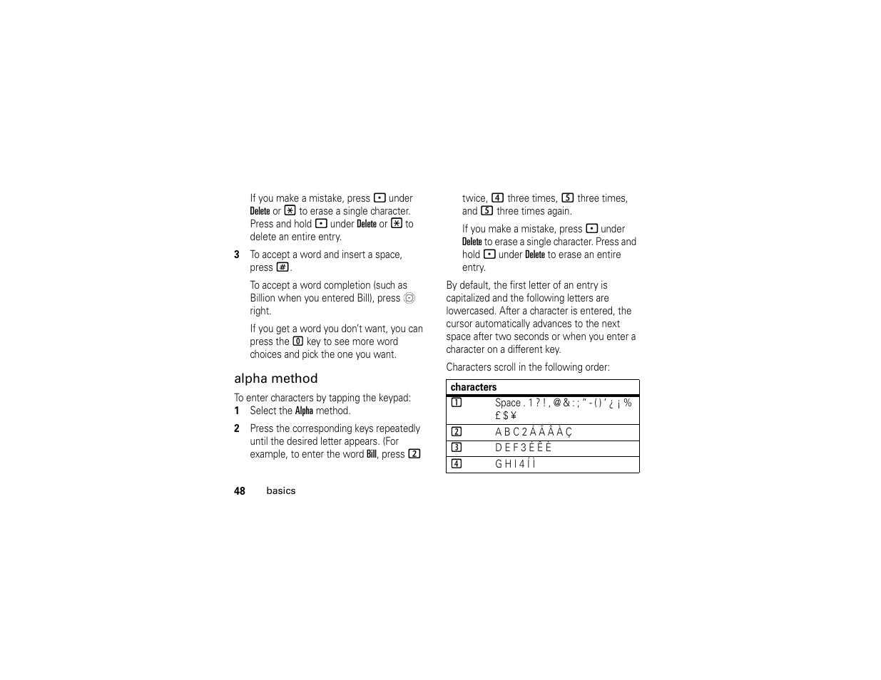 Motorola i365IS Phone User Manual | Page 54 / 108