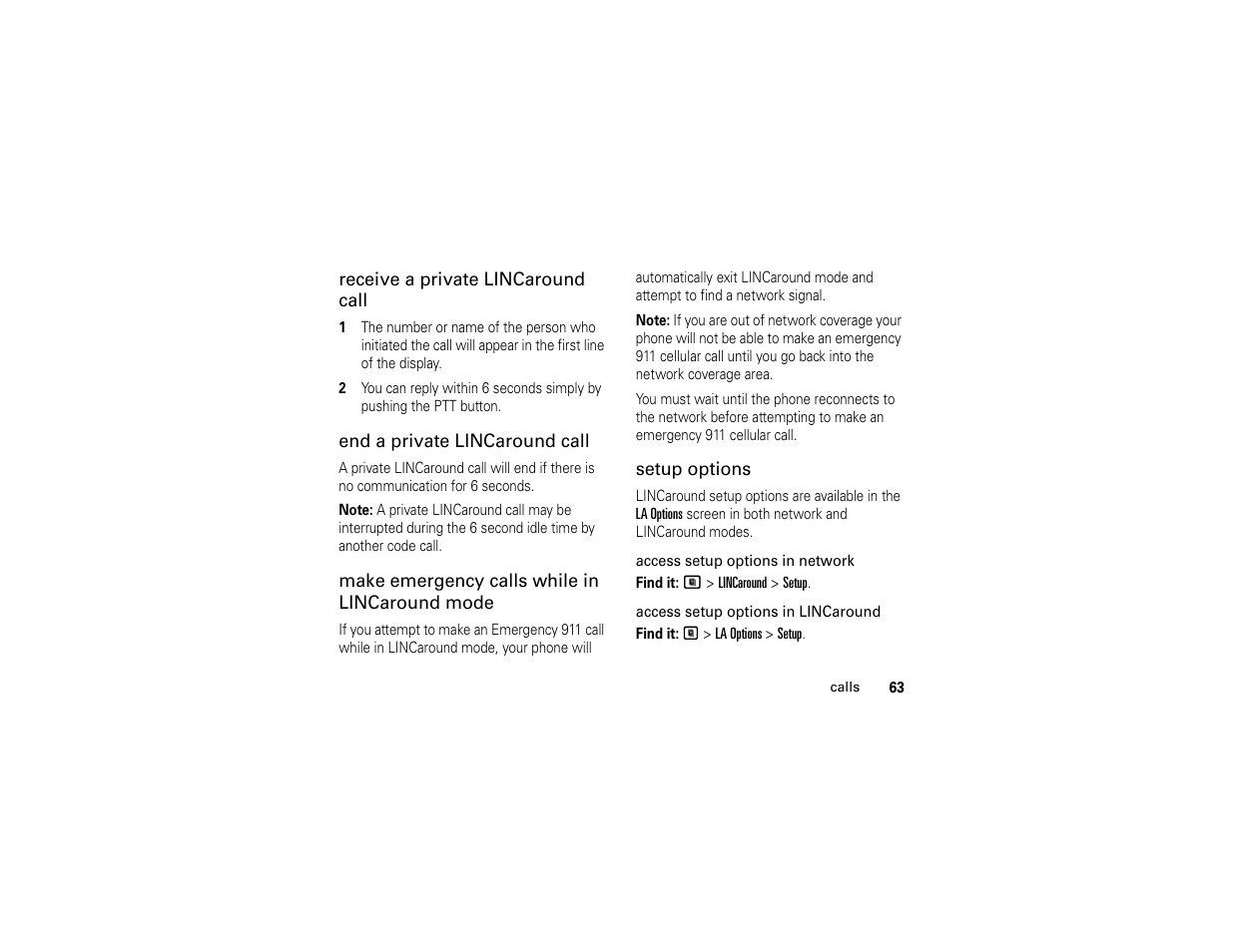 Motorola i365IS Phone User Manual | Page 69 / 108