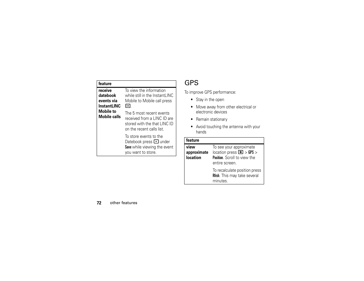 Motorola i365IS Phone User Manual | Page 78 / 108