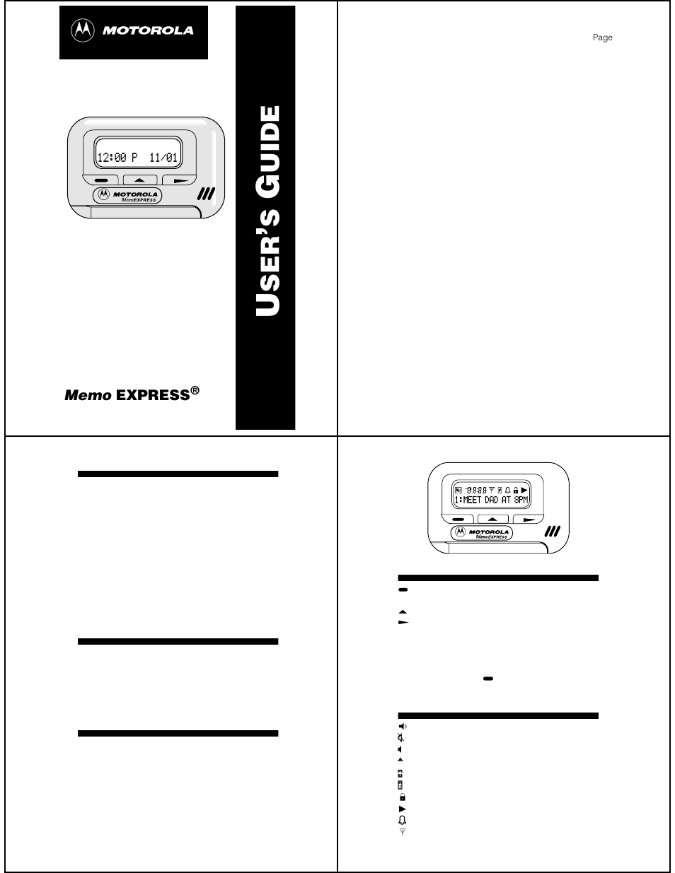 Motorola 6881021B30-C User Manual | 5 pages