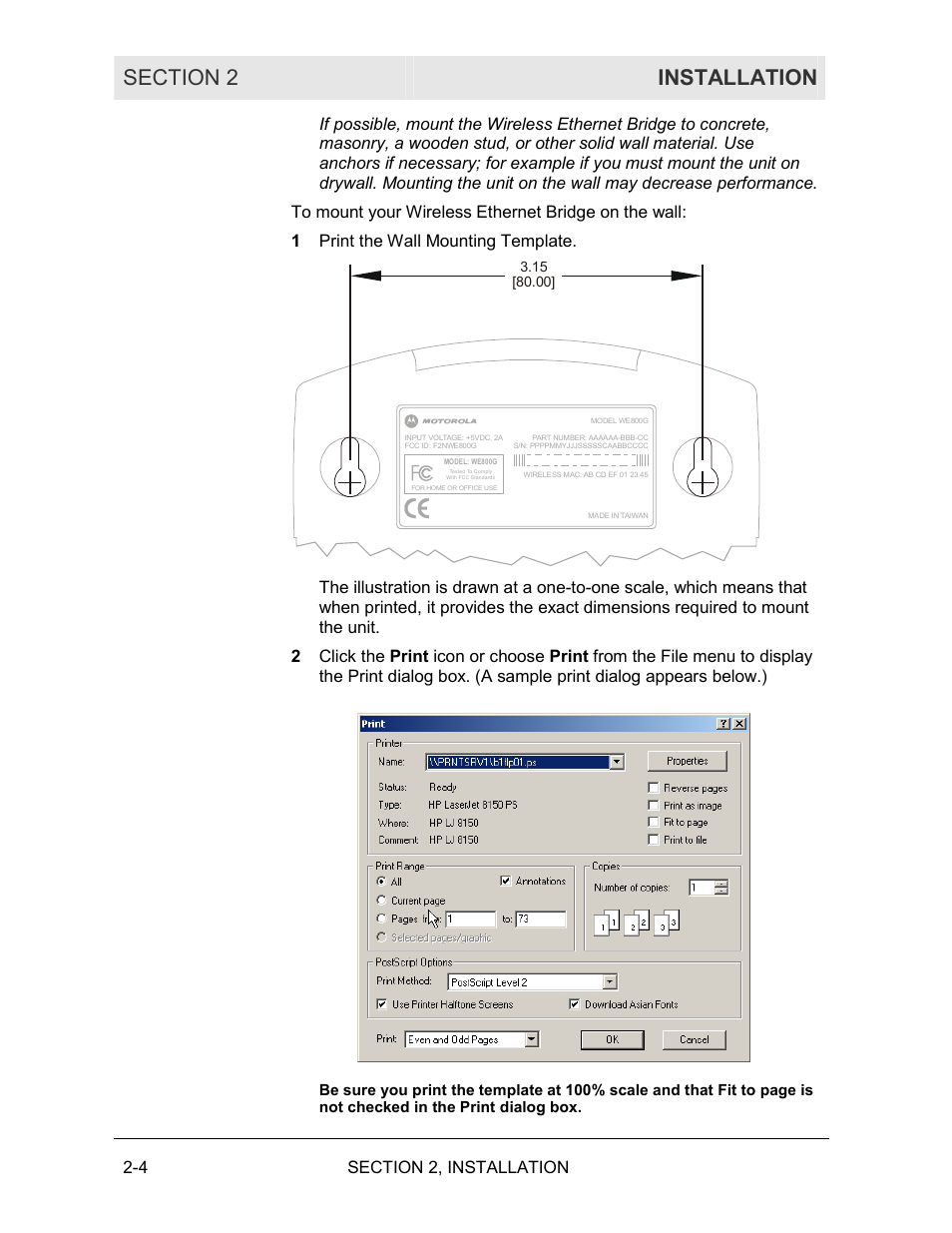 Motorola WE800G User Manual | Page 21 / 71