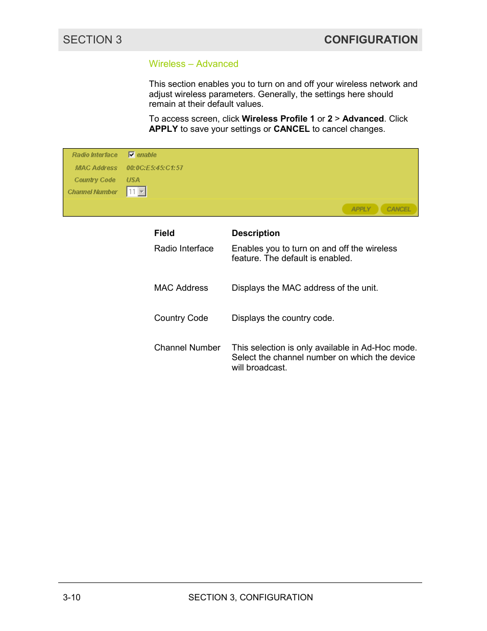 Wireless – advanced | Motorola WE800G User Manual | Page 47 / 71