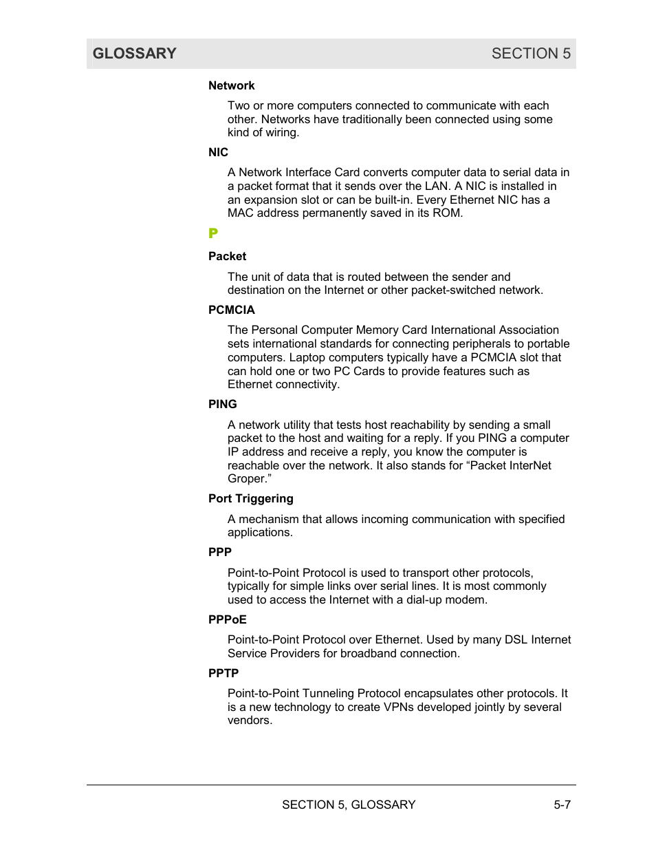 Motorola WE800G User Manual | Page 65 / 71