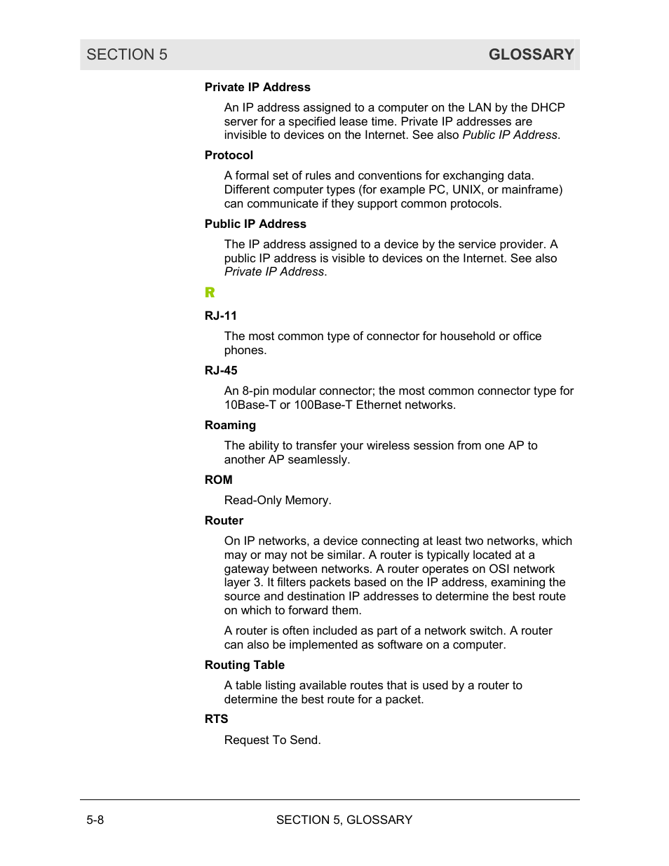 Motorola WE800G User Manual | Page 66 / 71