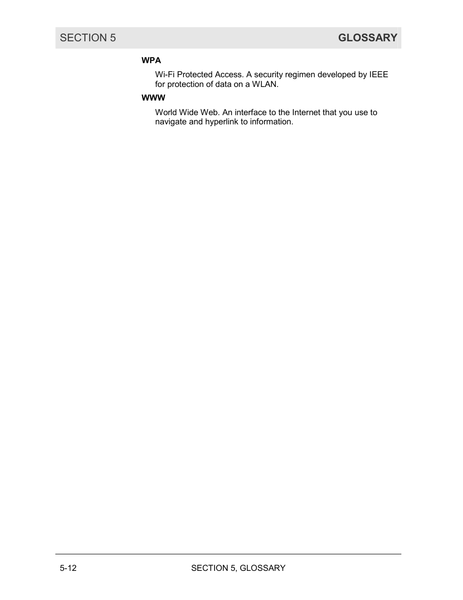 Motorola WE800G User Manual | Page 70 / 71