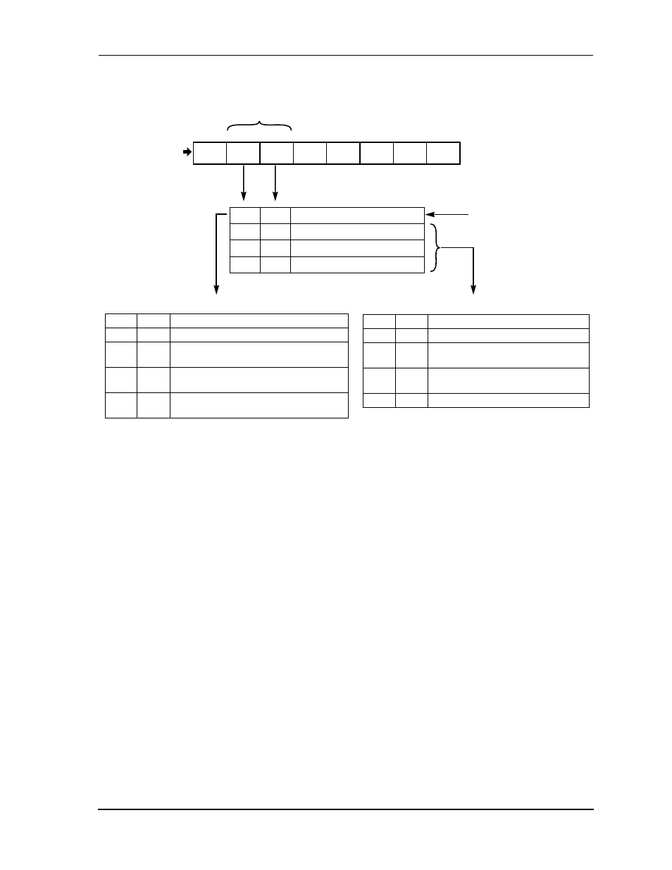 Figure421 hi mode and init bits, 2 polling/interrupt controlled data transfer, Polling/interrupt controlled data transfer -45 | Figure 4-21, Hi mode and init bits -45 | Motorola DSP56012 User Manual | Page 125 / 270