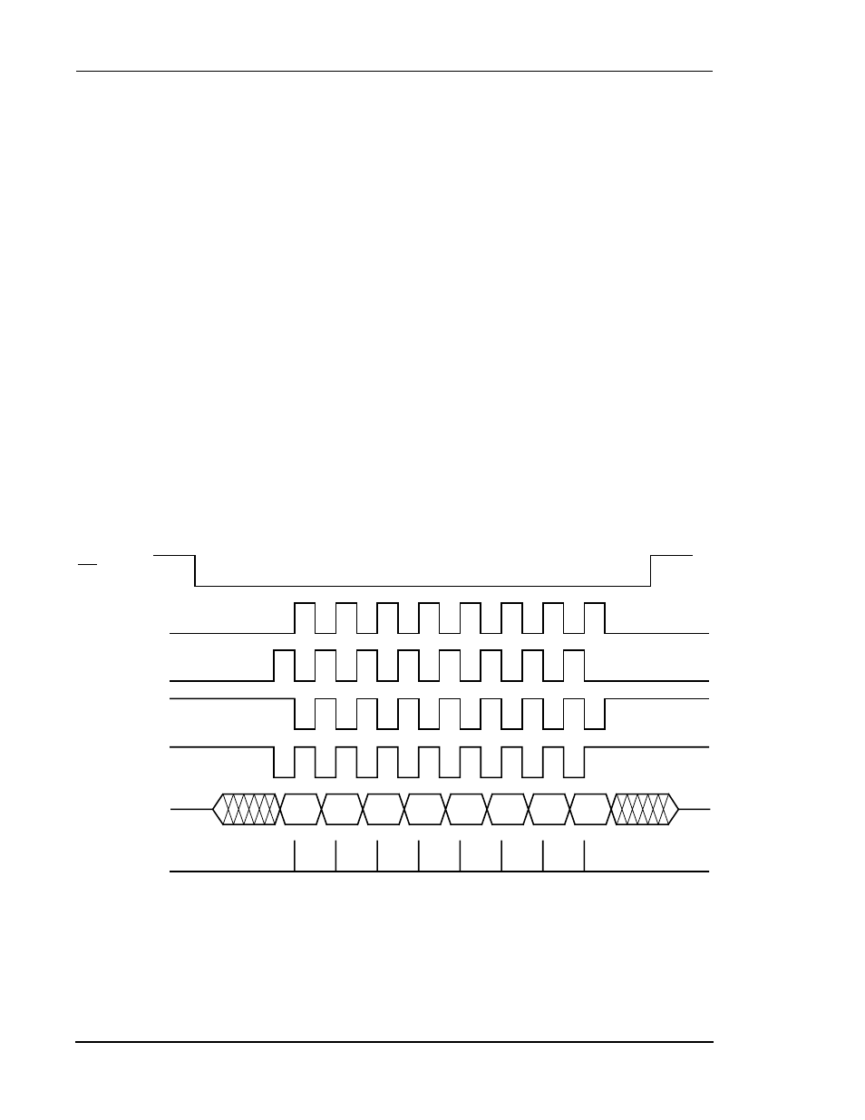 Figure56 spi data-to-clock timing diagram, Figure 5-6, Spi data-to-clock timing diagram -10 | Motorola DSP56012 User Manual | Page 158 / 270