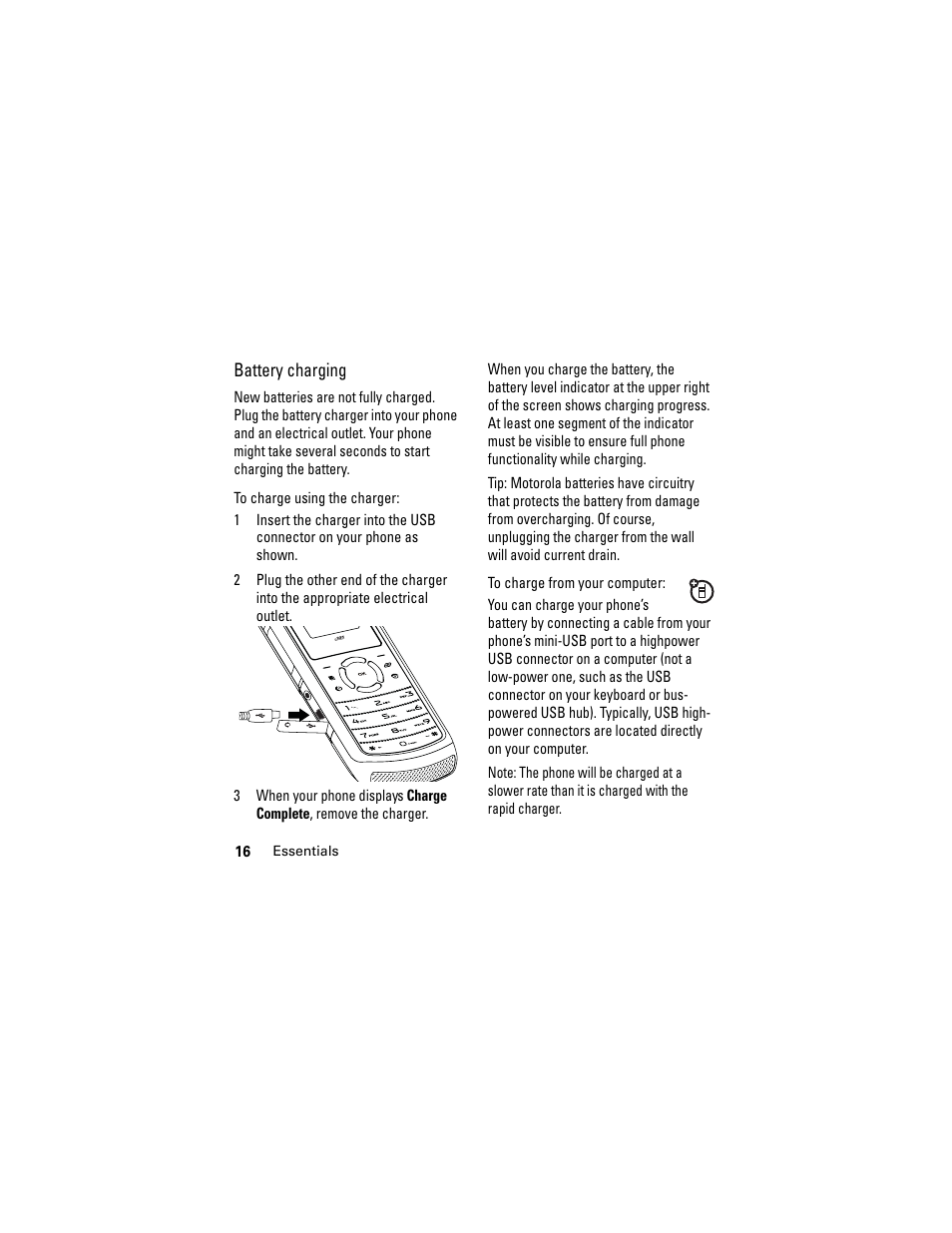 Motorola i335 User Manual | Page 20 / 99