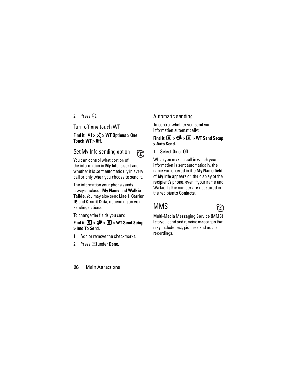 Motorola i335 User Manual | Page 30 / 99