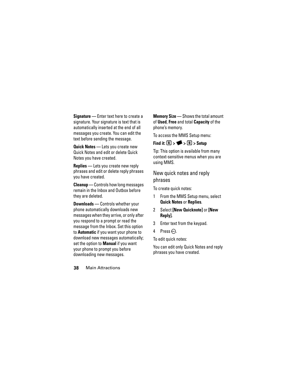 Motorola i335 User Manual | Page 42 / 99
