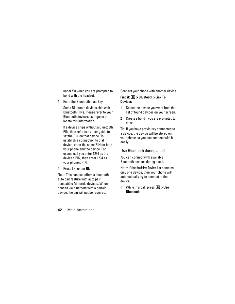 Motorola i335 User Manual | Page 46 / 99
