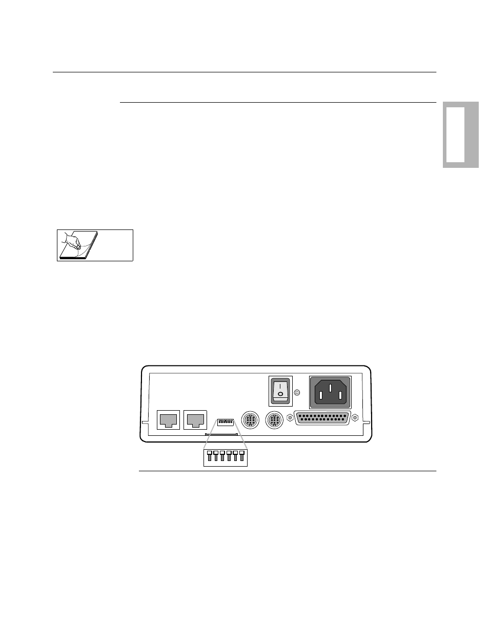 1head - connecting the modem, 2head - rear panel connectors, Connecting the modem | Rear panel connectors | Motorola 326X V.34 User Manual | Page 39 / 240