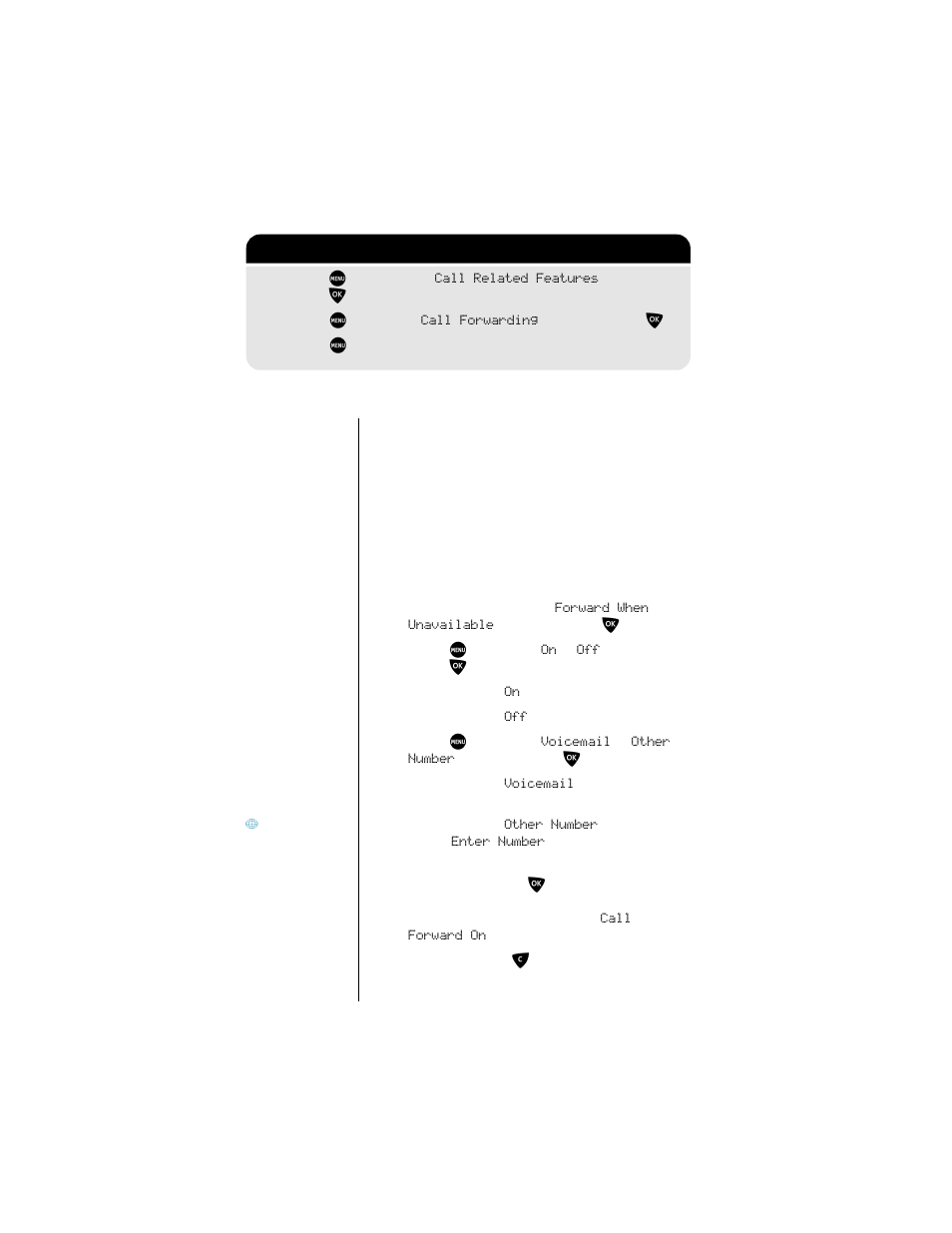 Forward calls when unavailable, 2-3: getting to call forwarding | Motorola 9500 User Manual | Page 106 / 226