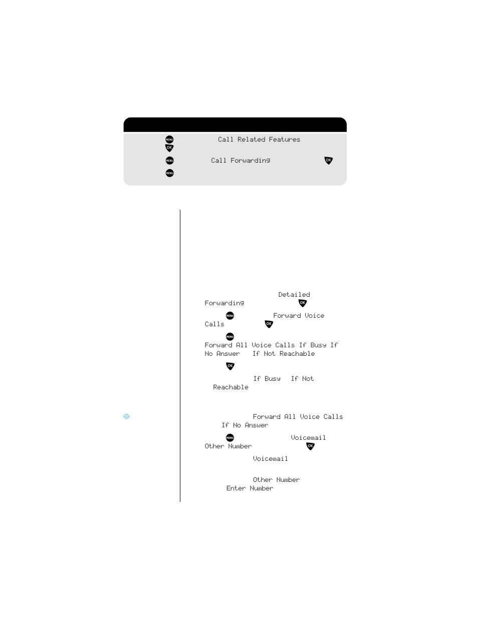 Detailed call forwarding, Voice calls, 2-3: getting to call forwarding | Motorola 9500 User Manual | Page 110 / 226