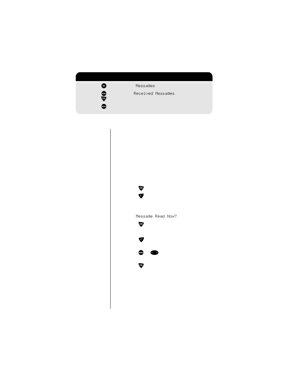 Accessing messages, Read a new message, Notification messages | Text messages, Personalizing the quick access menu | Motorola 9500 User Manual | Page 132 / 226