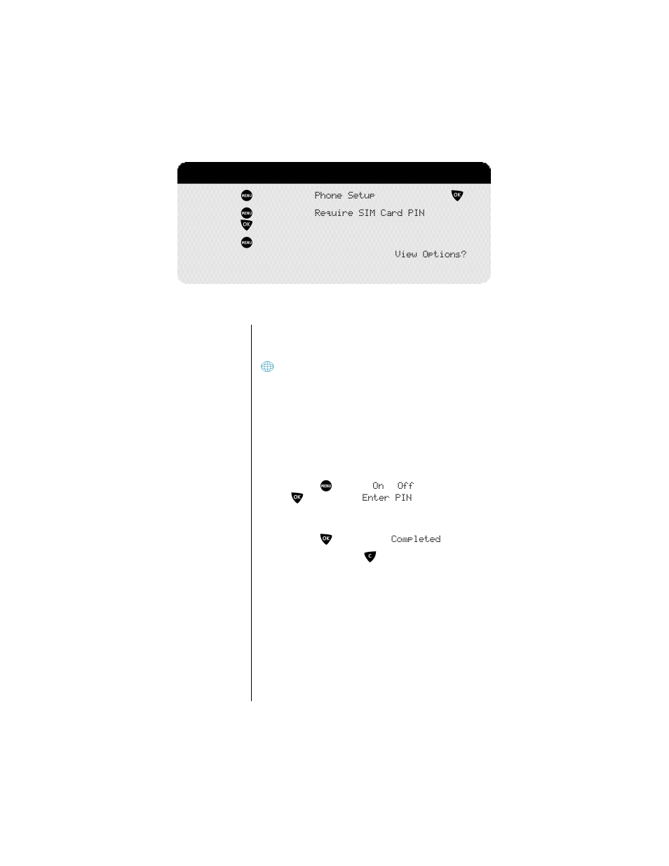 Protecting the sim card, Activate and deactivate the sim card pin | Motorola 9500 User Manual | Page 146 / 226