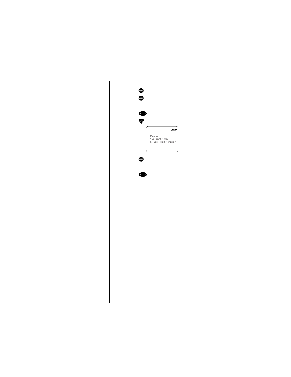 Entering the mode selection menu | Motorola 9500 User Manual | Page 174 / 226