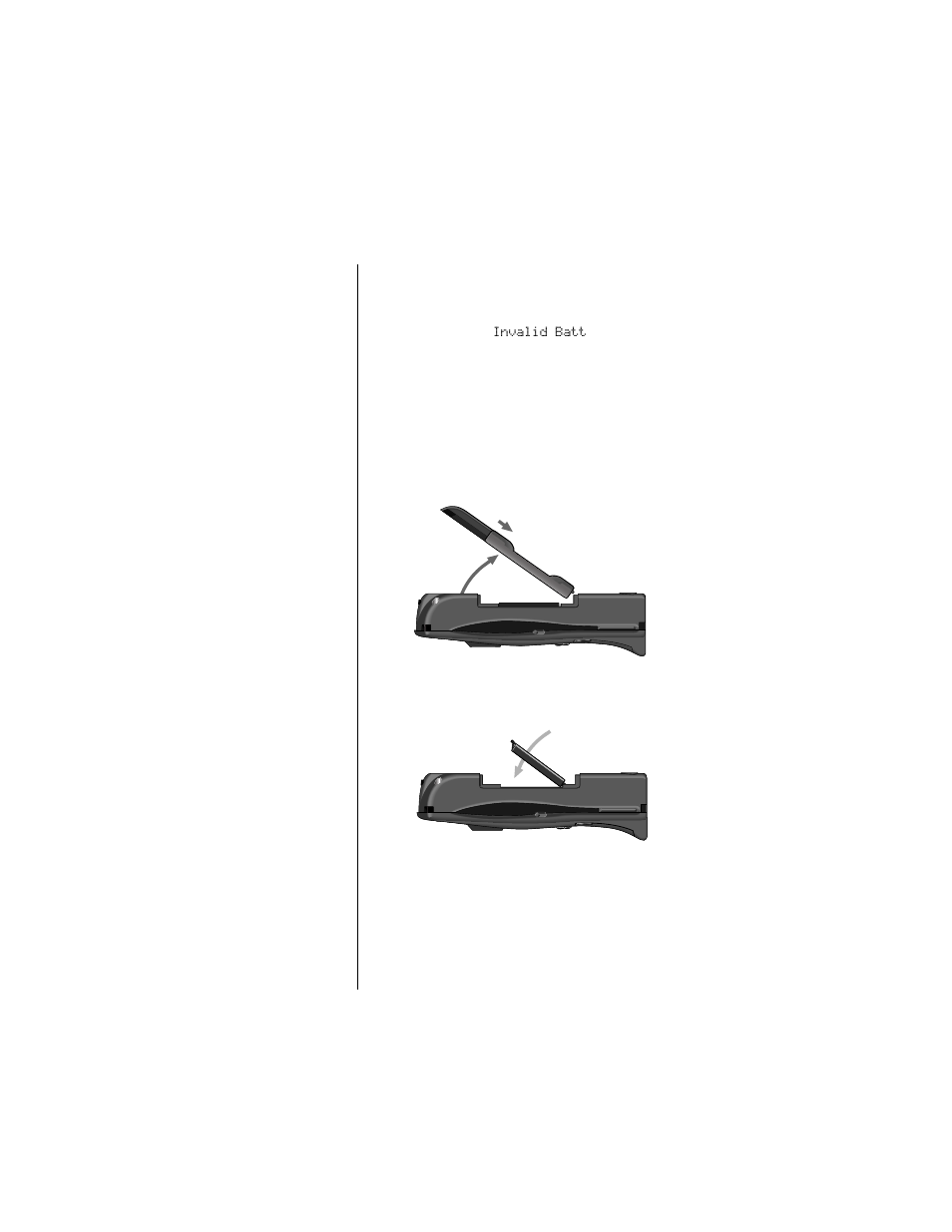 Installing the battery, Insert the battery | Motorola 9500 User Manual | Page 34 / 226