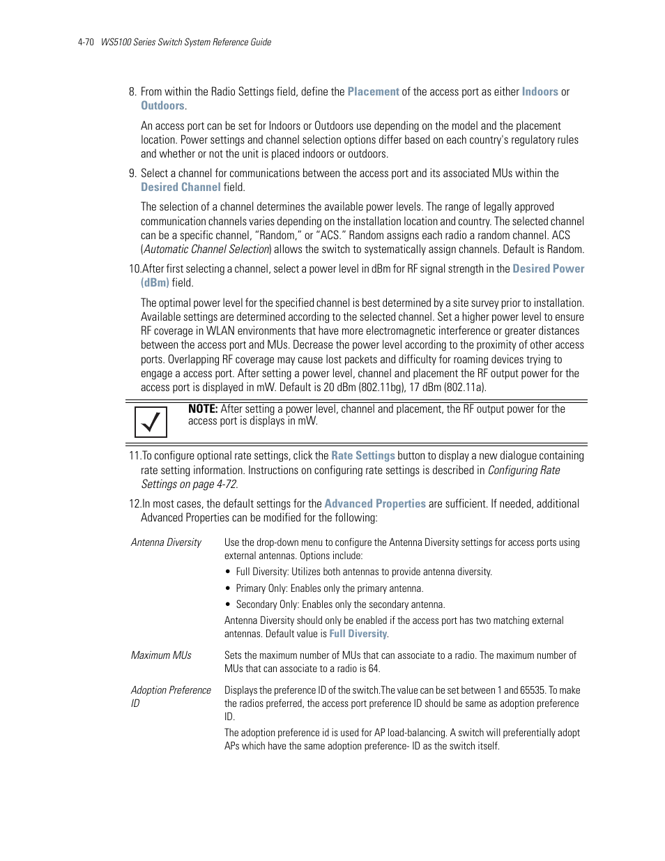 Motorola Series Switch WS5100 User Manual | Page 144 / 364