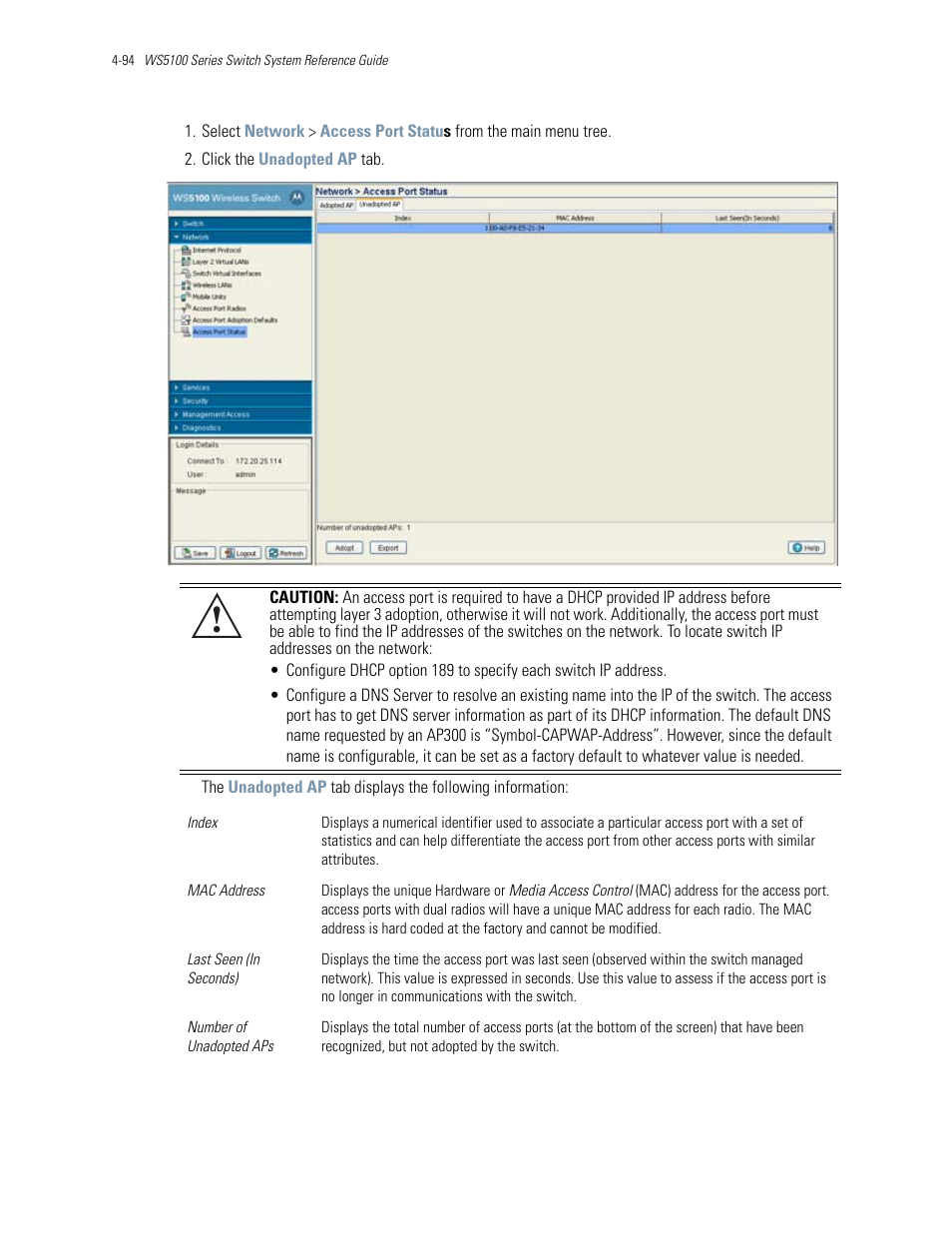 Motorola Series Switch WS5100 User Manual | Page 168 / 364