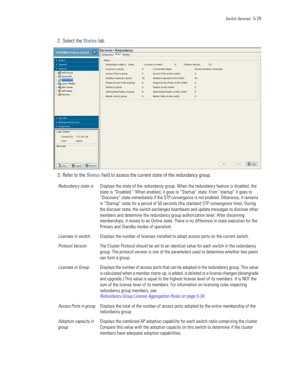 Motorola Series Switch WS5100 User Manual | Page 199 / 364