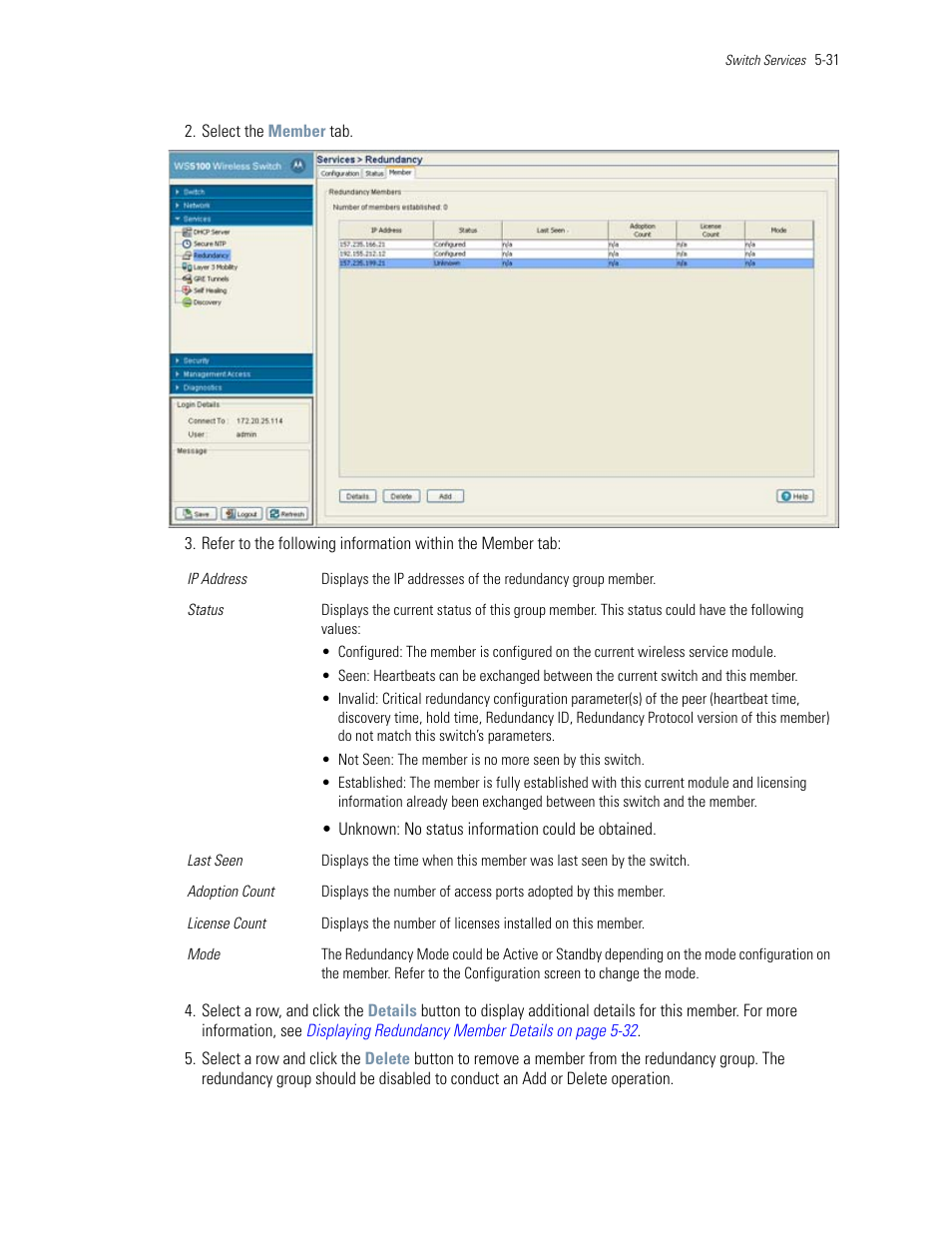 Motorola Series Switch WS5100 User Manual | Page 201 / 364