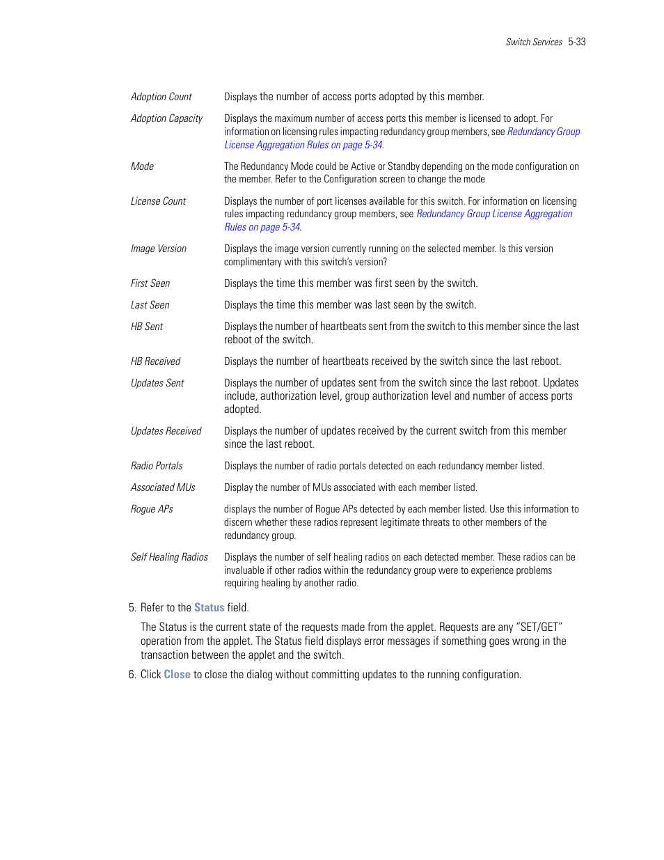 Motorola Series Switch WS5100 User Manual | Page 203 / 364