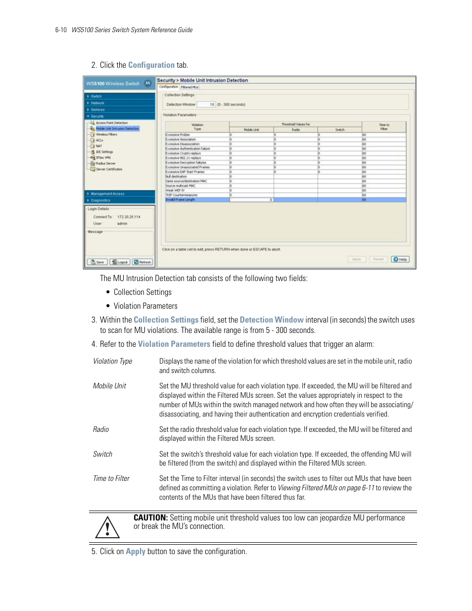 Motorola Series Switch WS5100 User Manual | Page 234 / 364