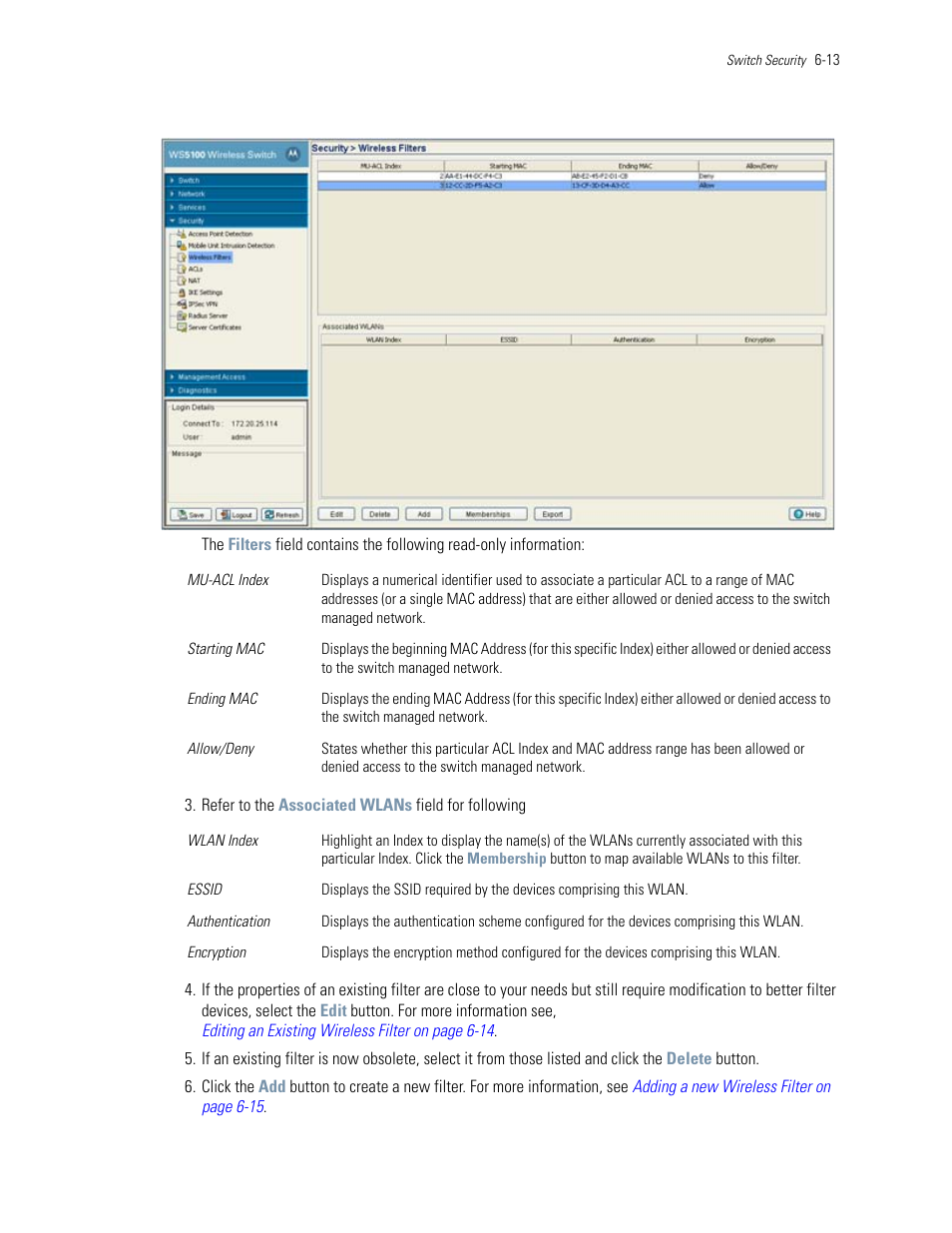 Motorola Series Switch WS5100 User Manual | Page 237 / 364