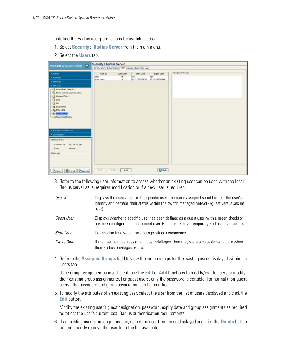 Motorola Series Switch WS5100 User Manual | Page 294 / 364