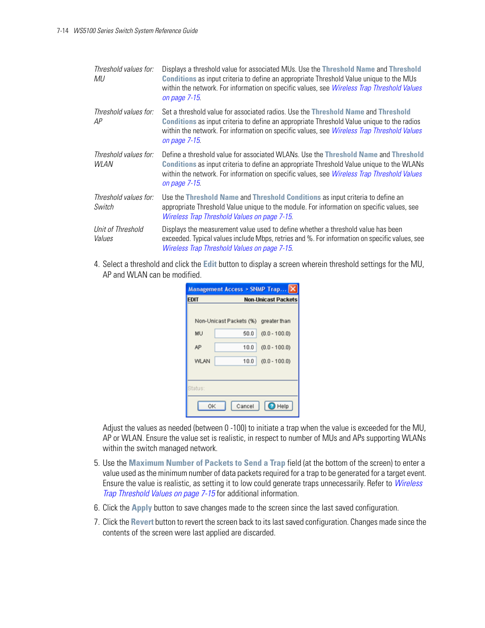 Motorola Series Switch WS5100 User Manual | Page 322 / 364