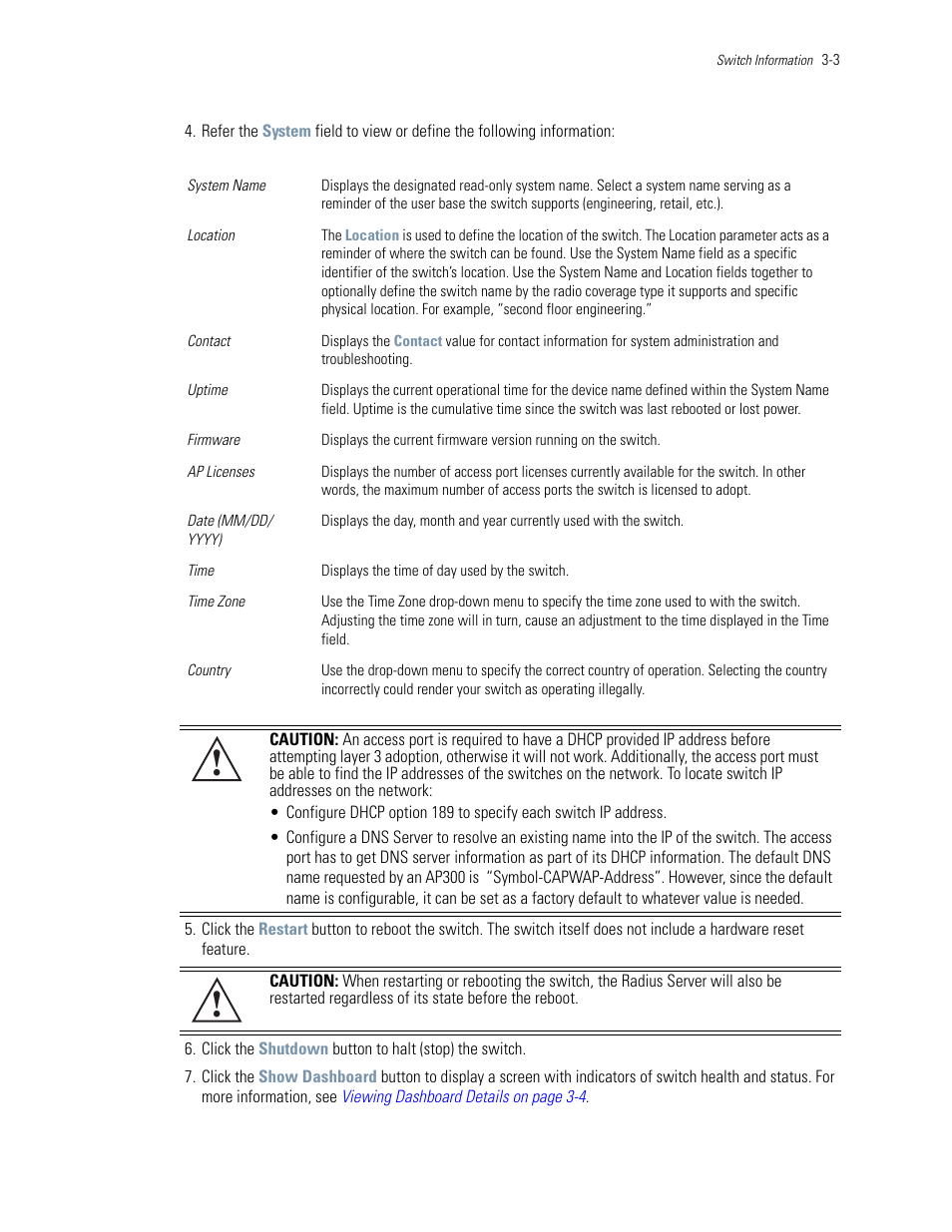 Motorola Series Switch WS5100 User Manual | Page 47 / 364