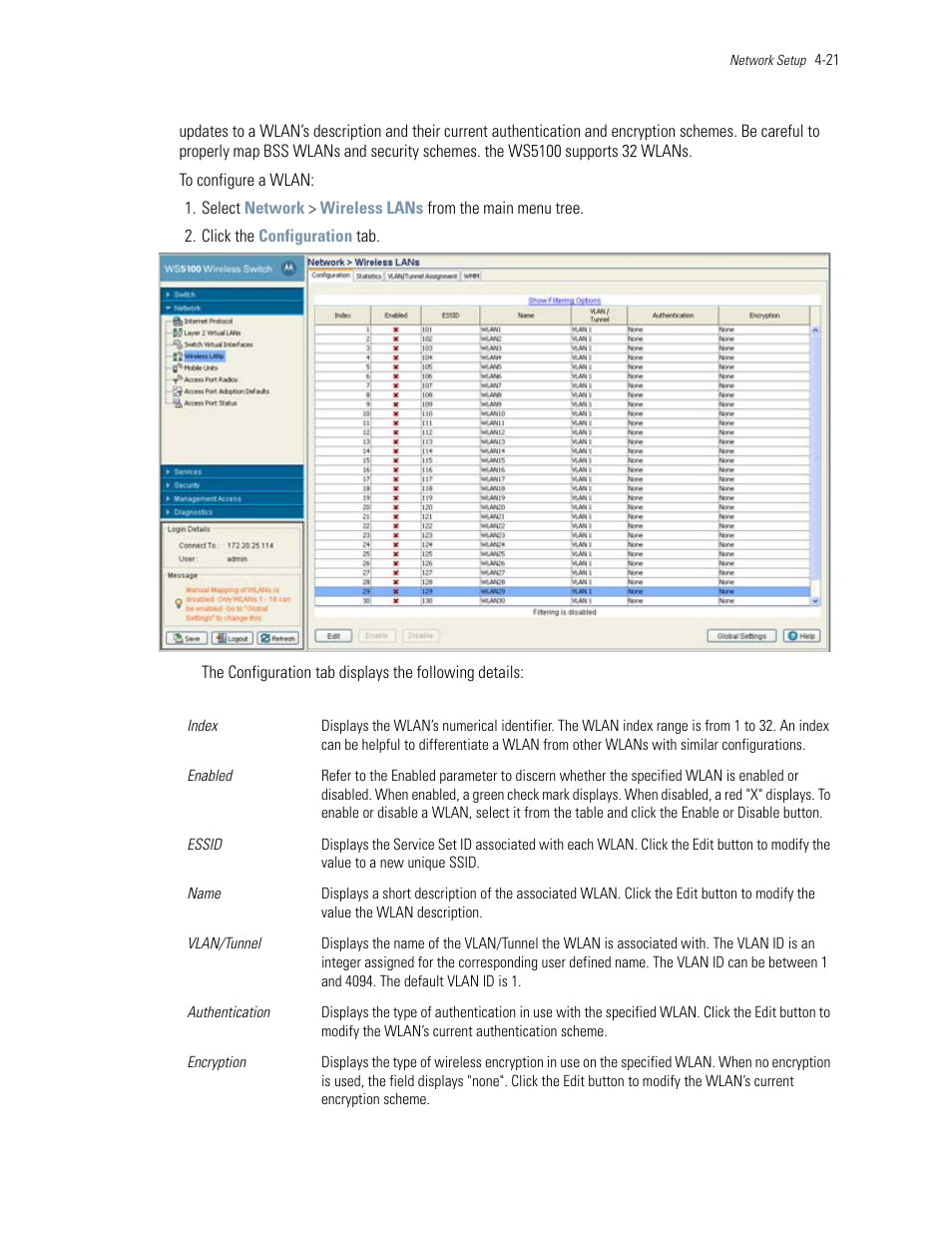 Motorola Series Switch WS5100 User Manual | Page 95 / 364