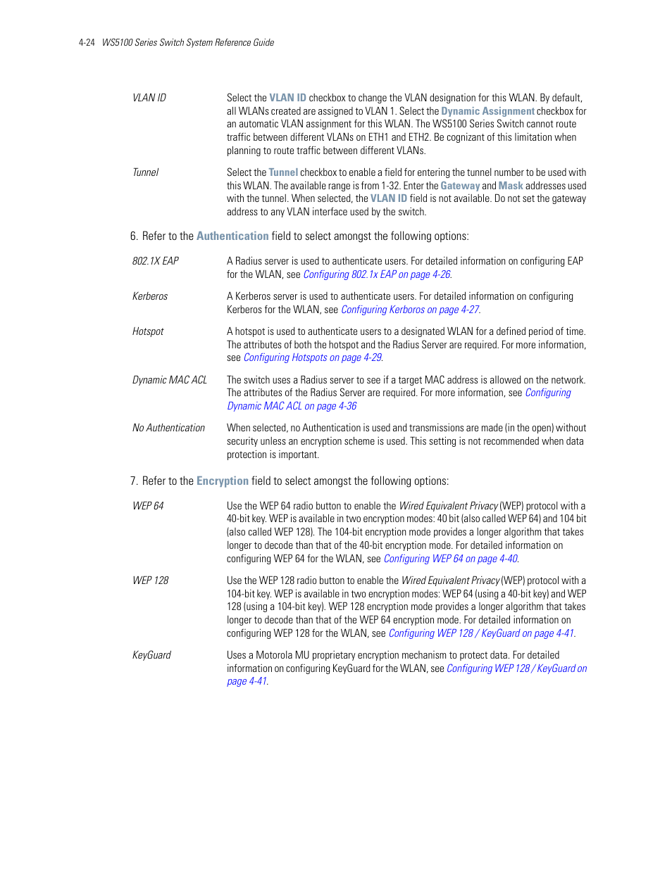 Motorola Series Switch WS5100 User Manual | Page 98 / 364