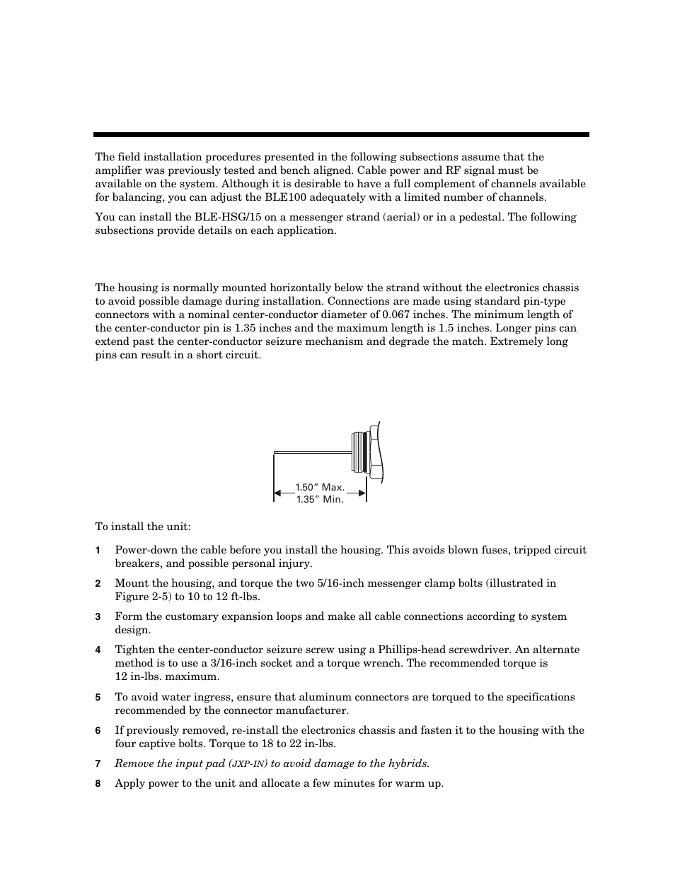 Installation, Aerial installation | Motorola BLE100 User Manual | Page 40 / 48