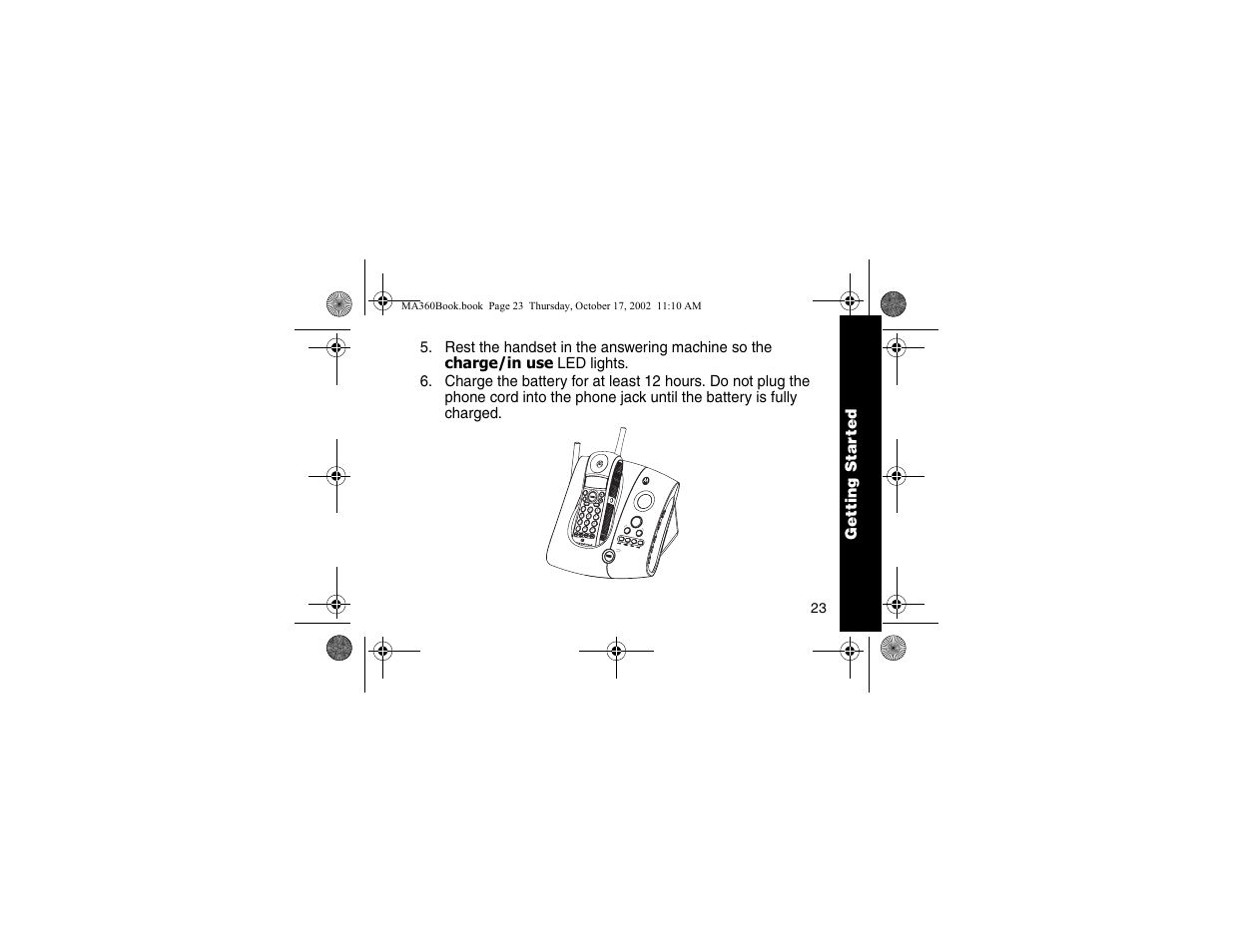 Re vie w skip charge/ in use mem mute | Motorola MA360 Series User Manual | Page 27 / 68
