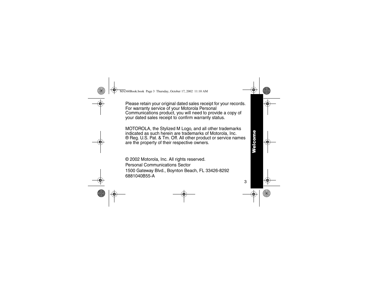 Motorola MA360 Series User Manual | Page 7 / 68