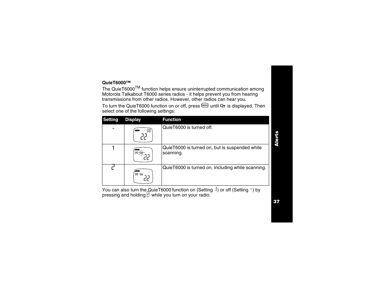 Motorola T6250 User Manual | Page 39 / 68